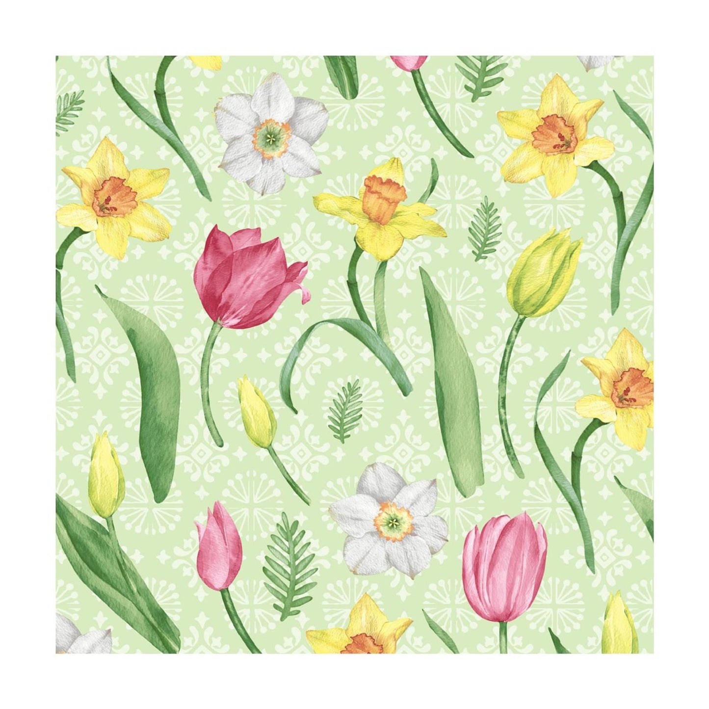 Servilletas Duni flores alegres 20 piezas 33 x 33 cm | 12 piezas