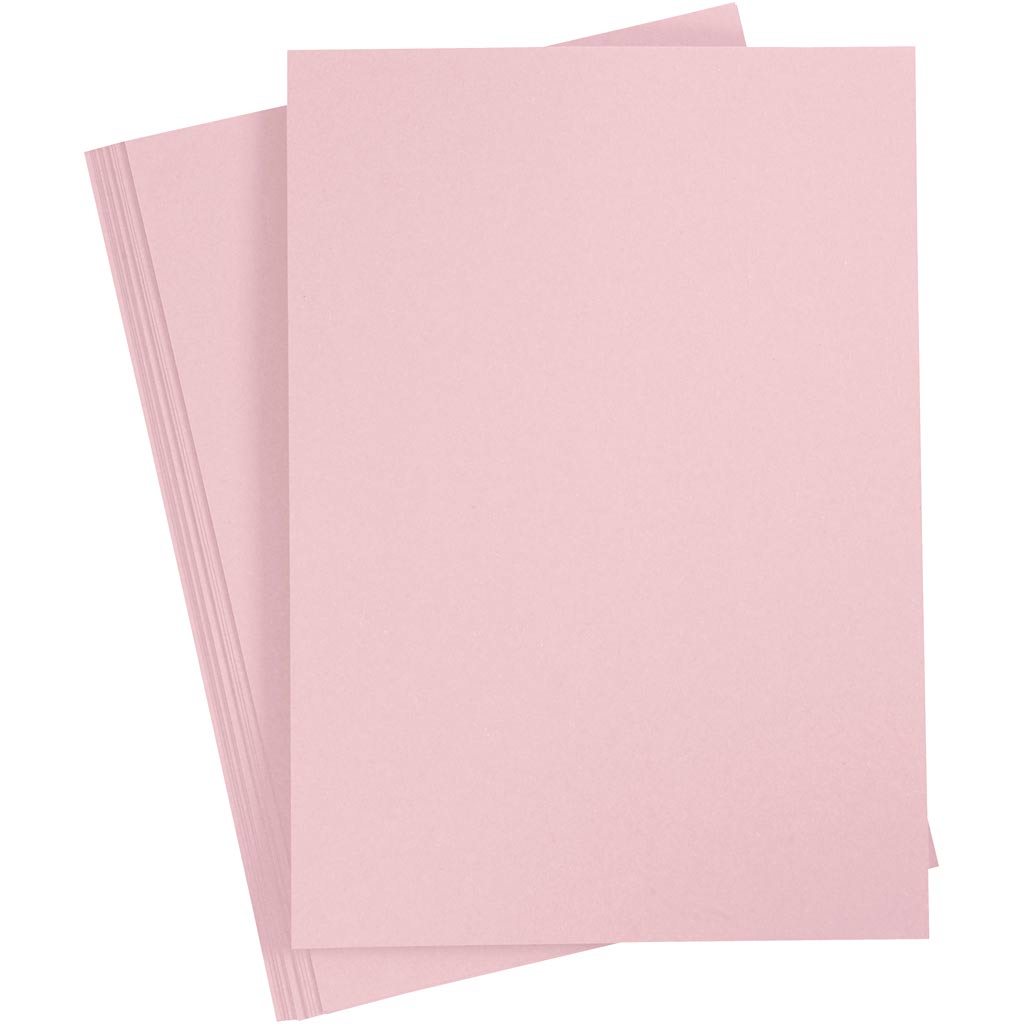 Cartón Creativ Company, a4, hoja 210x297 mm, 210 gr, rosa, 10 hojas 1 caja