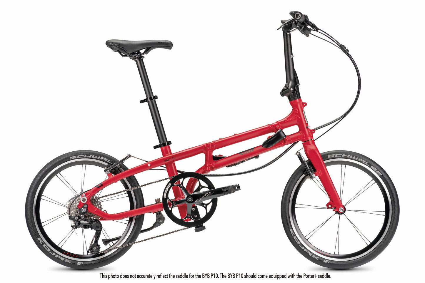 Bike plegable de Tern BYB P10 (#1) Bike Bike BYB Sum 20 10sp Rojo