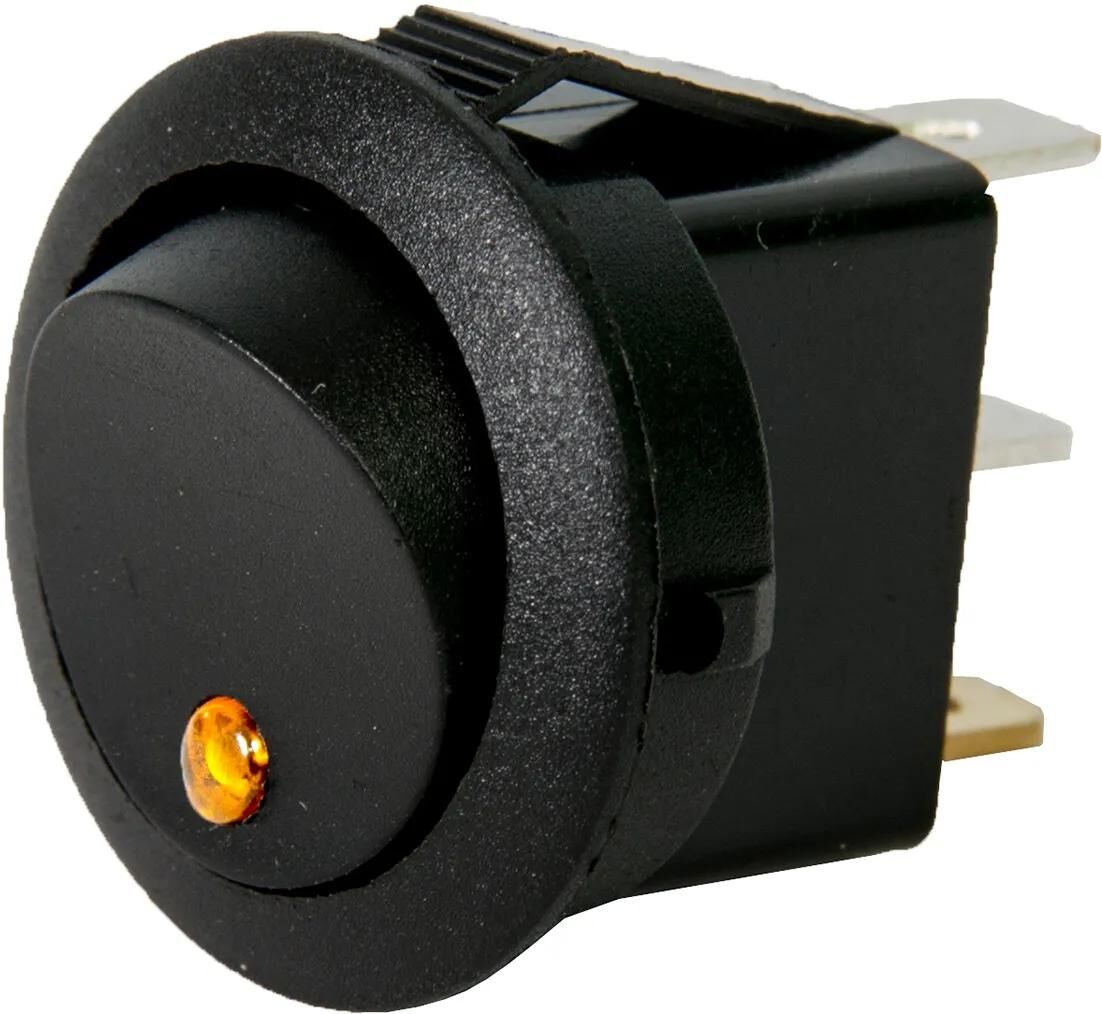 HP Rocker Switch Mini Round LED amarillo