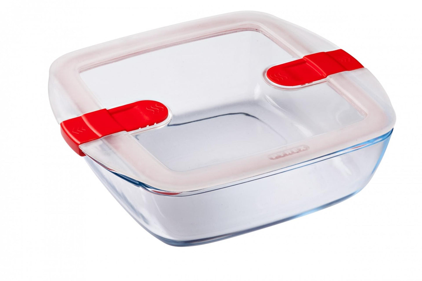 Ciotola in Pyrex con coperchio 2,2l 25x22x7cm