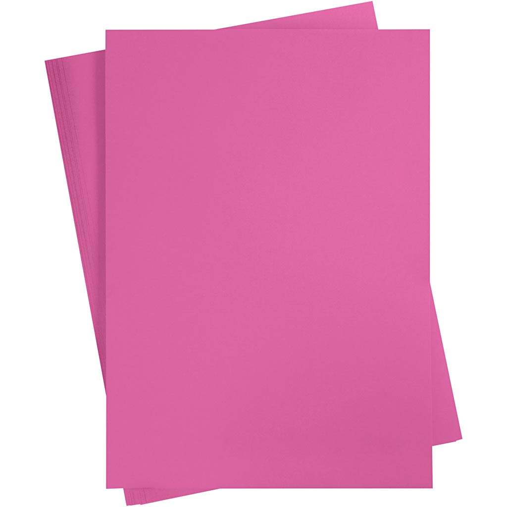 Creativ company cartulina de colores, a2, hoja 420x594 mm, 180 gr, rosa, 100 hojas 1 caja
