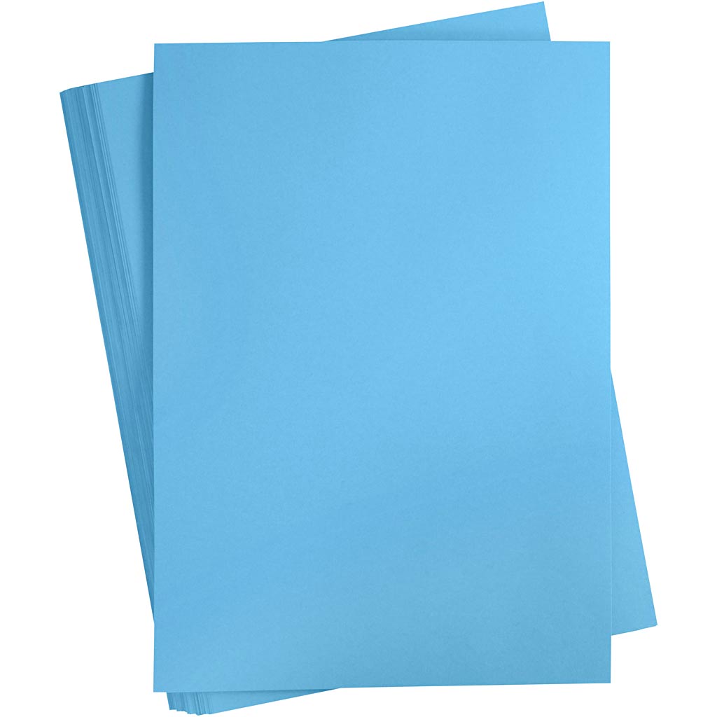 Creativ company cartulina de colores, a2, hoja 420x594 mm, 180 gr, turquesa, 100 hojas 1 caja