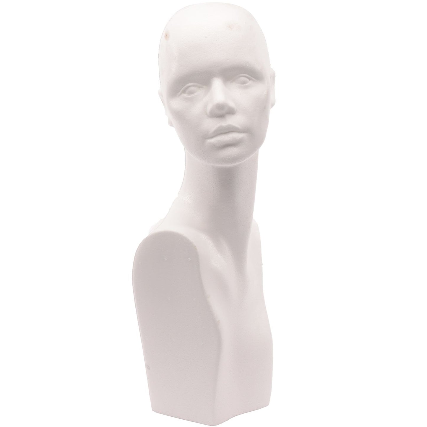 Vaessen creative • testa di donna in polistirolo con busto 51 cm