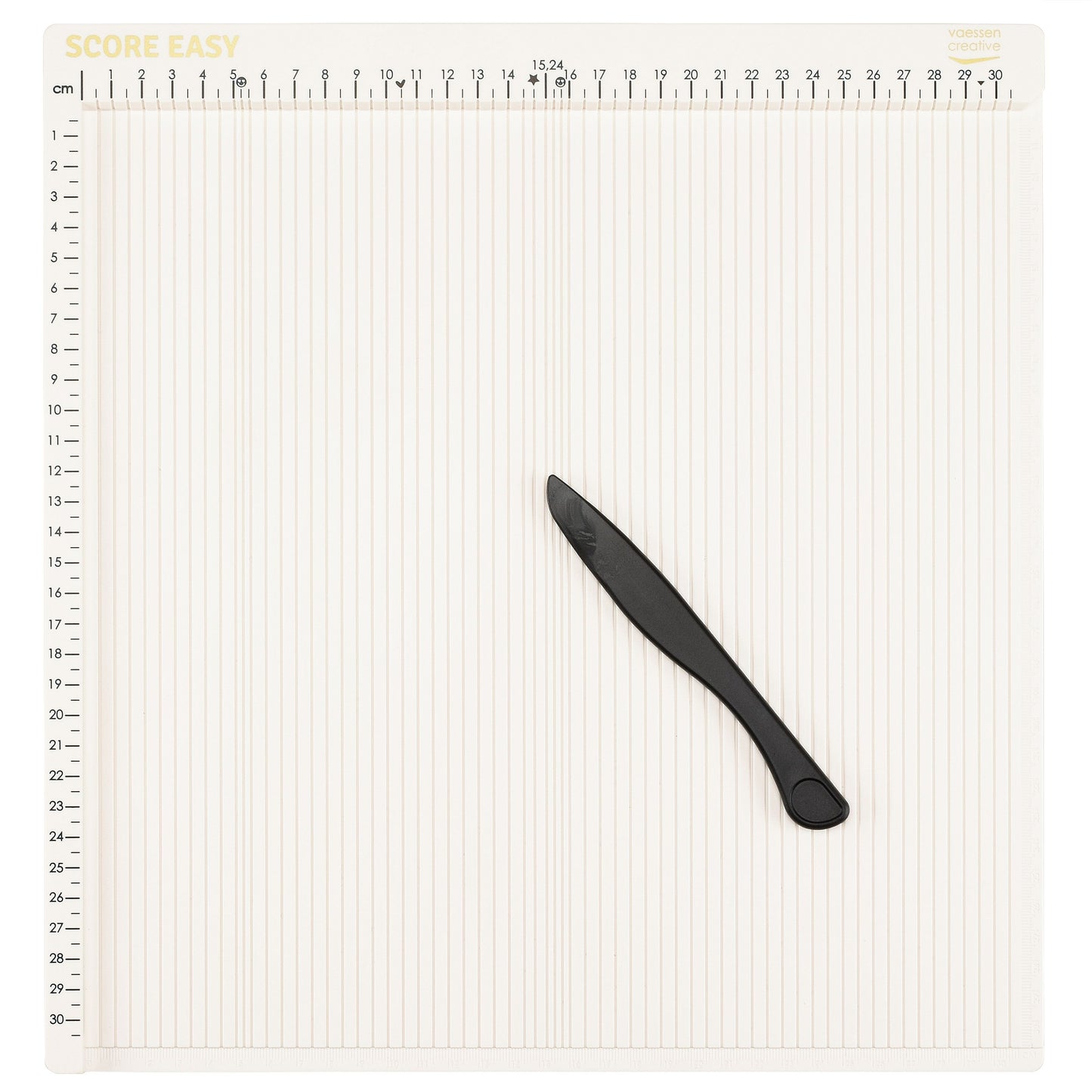 Vaessen creative • tabellone segnapunti facile 30,5x30,5 cm bianco sporco cm