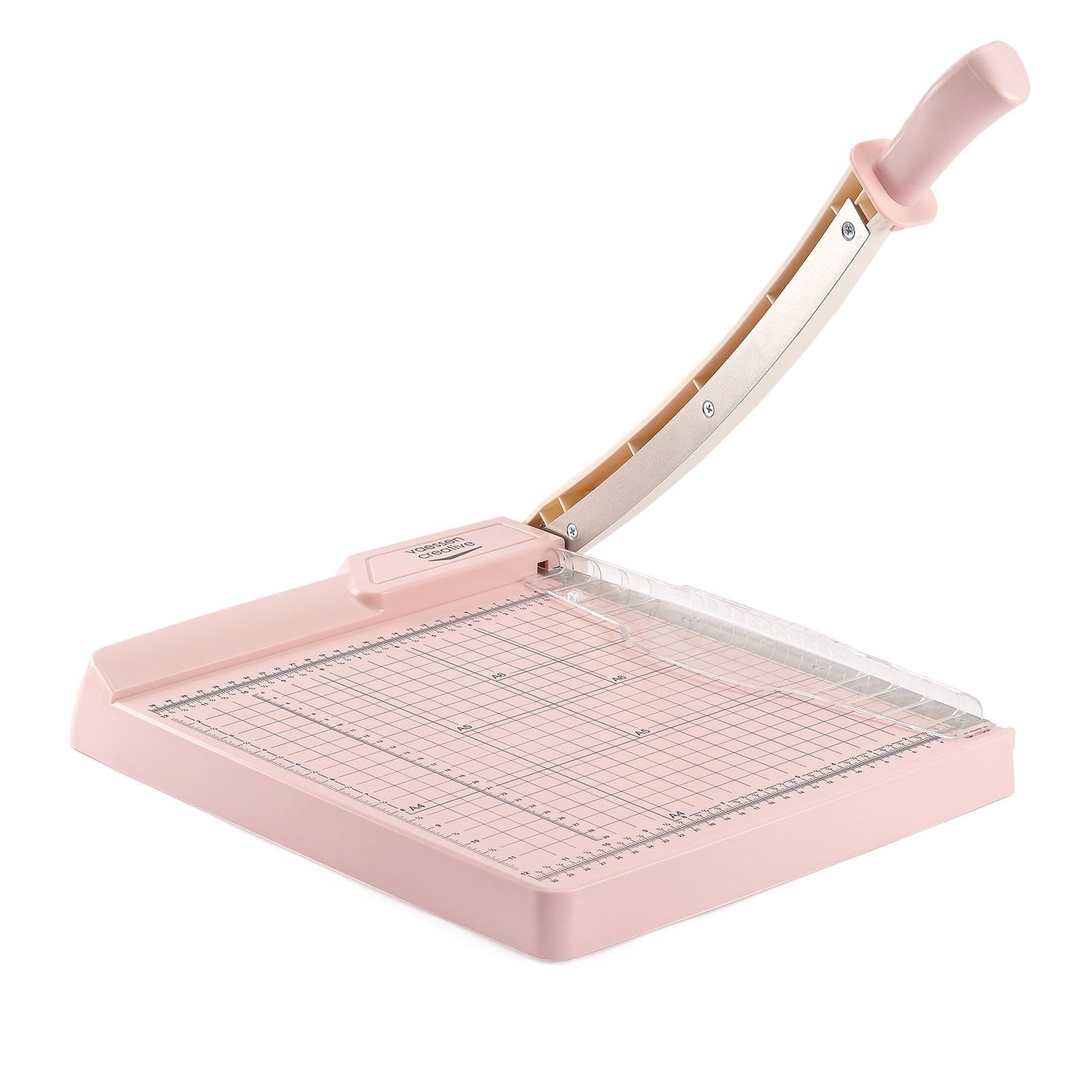 Vaessen creative • cortador de papel guillotina 30,5x30,5cm rosa