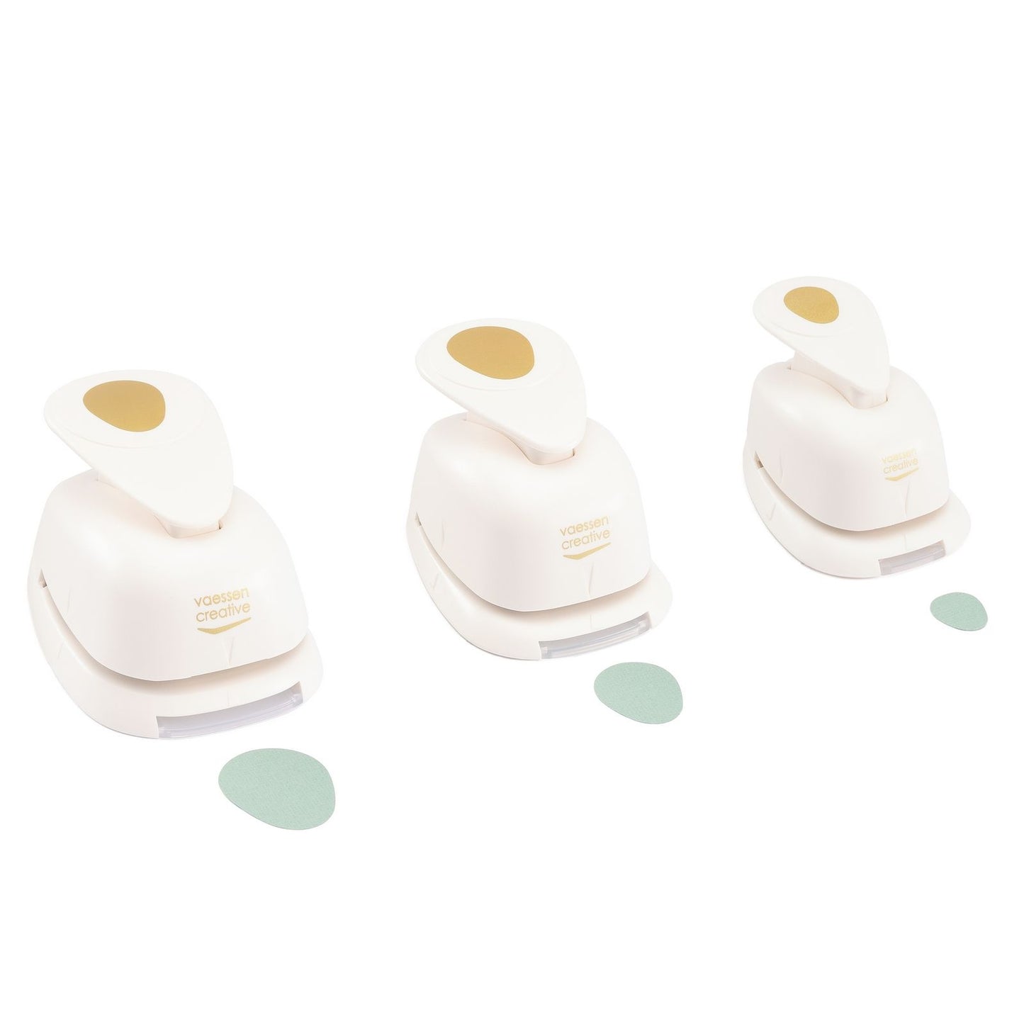 Vaessen creative • set di punzoni per figurine uova 3 pz.
