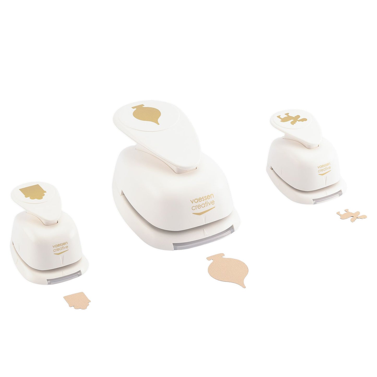Vaessen creative • set di punzoni per figure Figure natalizie 3 pz.