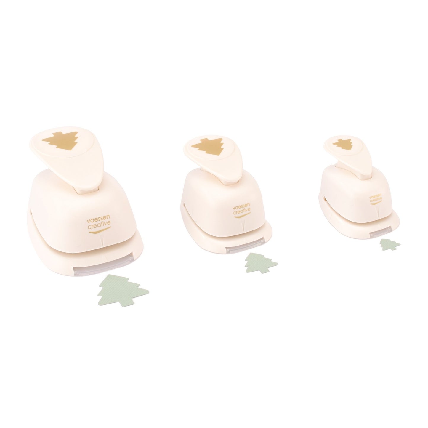 Vaessen creative • set di figurine per alberi di Natale 3 pz.