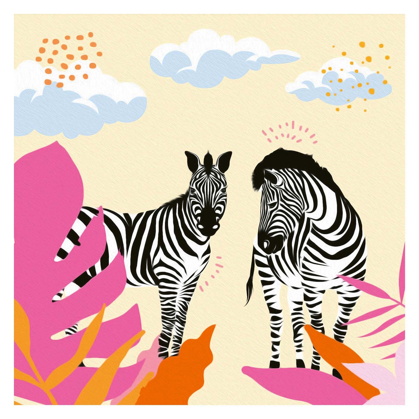 Dipingere per numero zebra