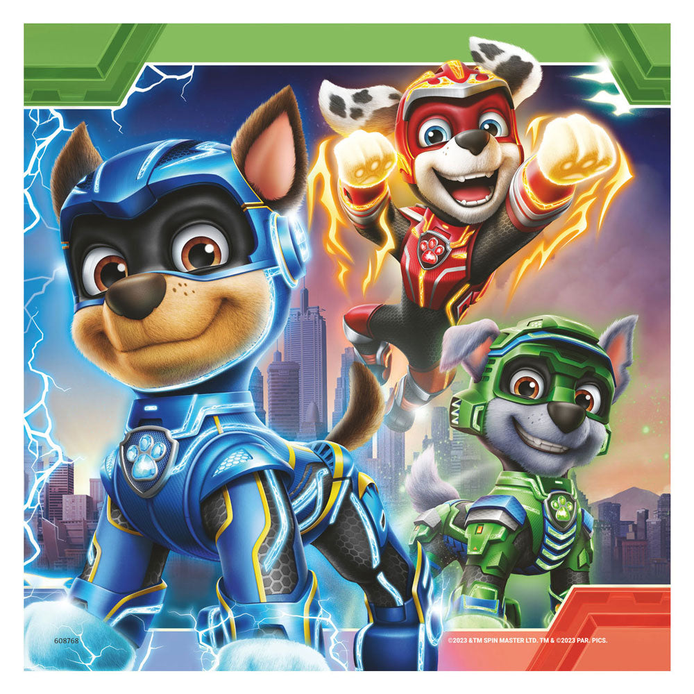 RAVENSBURGER - Paw Patrol The Mighty Movie Leg Puzzle 3x49st.
