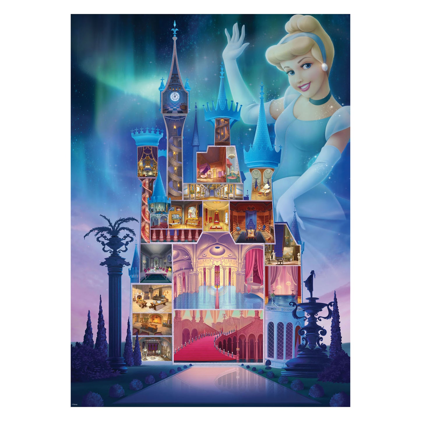Castelli Ravensburger Cenerentola puzzle, 1000st.