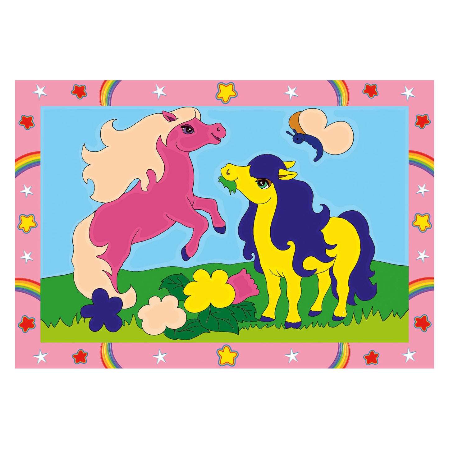 Ravvensburger Creart Painting su Song Jumping Ponies