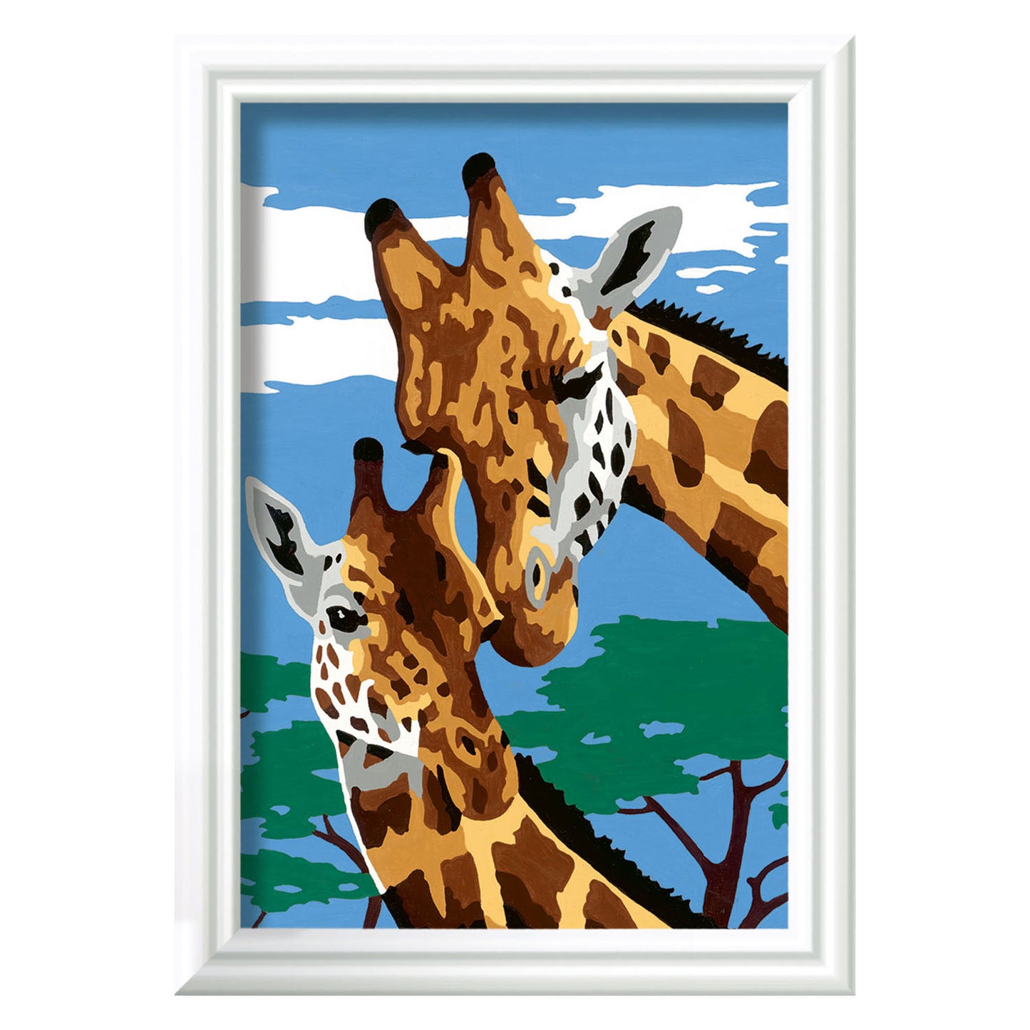 Ravvensburger Creart Painting su numeri carini giraffe