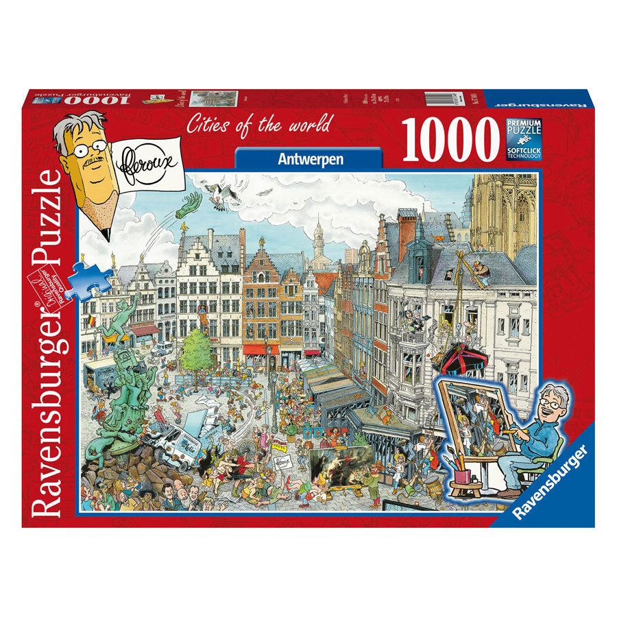 Ravensburger Jigsaw Puzzle Fleroux Amberes, 1000.