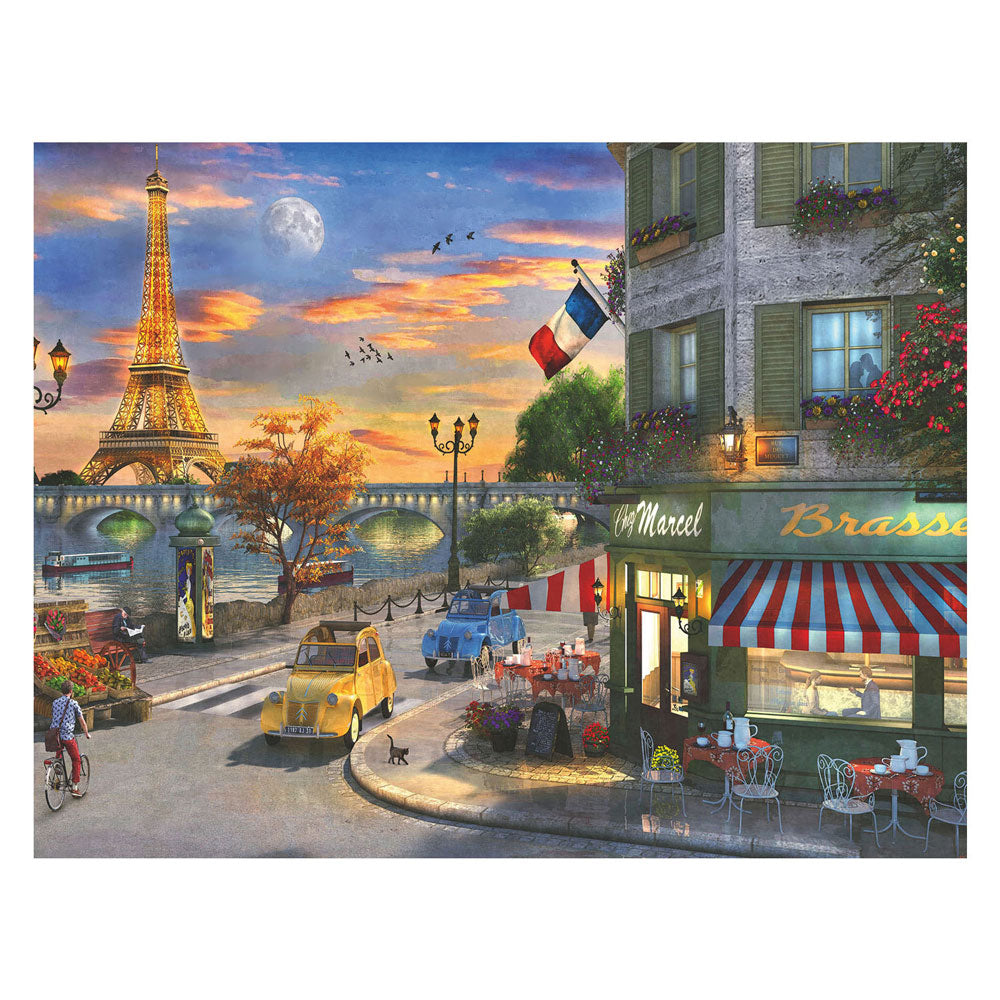 Ravvensburger Jigsaw puzzle serata romantica a Parigi, 2000st.