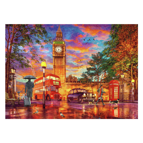 Ravensburger Jigsaw Puzzle Sunset su Parliament Square, Londra, 1000st.
