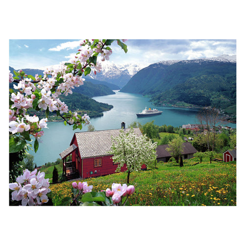 RAVENSBURGER JIGSAW puzzle IDILL SCANDINAVIO, 500st.