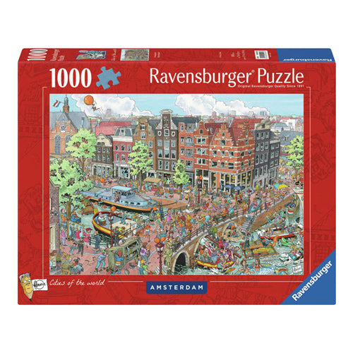 Ravensburger Jigsaw Puzzle Fleroux Amsterdam, 1000.