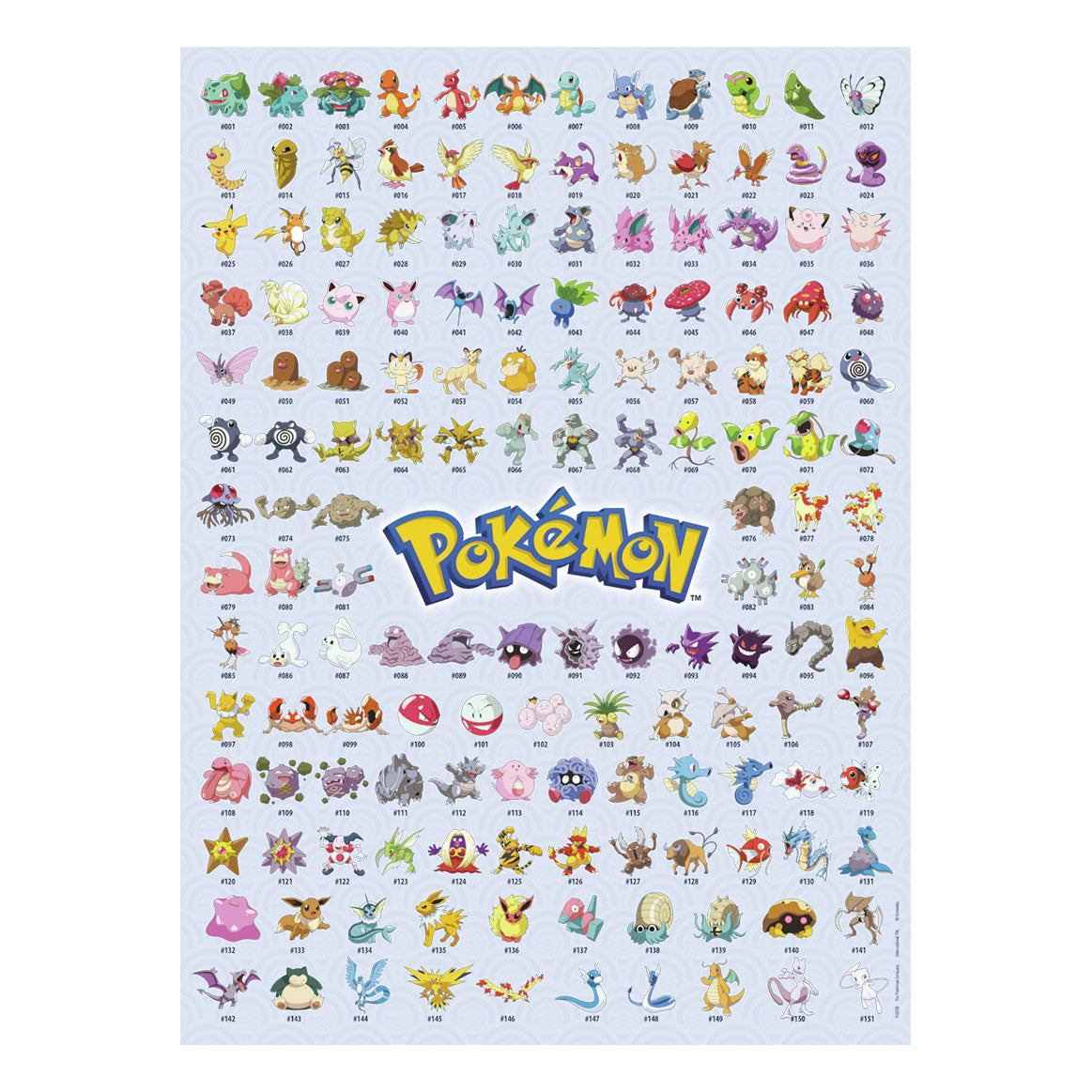 Pokémon di Ravensburger Jigsaw Pokémon, 500st.