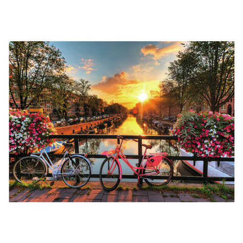 Ravensburger Jigsaw Puzzle Bicycles en Amsterdam, 1000.