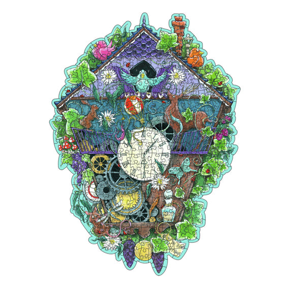 Reloj de rompecabezas de madera Ravensburger Cuckoo Cuckoo, 300º.
