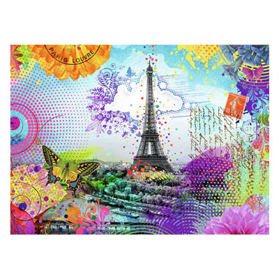 RAVENSBURGER JIGSAW Puzzle Postkarte Aus Paris, 500st.