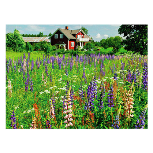 Ravensburger puzzel boerderij in zweden - legpuzzel - 500 stukjes