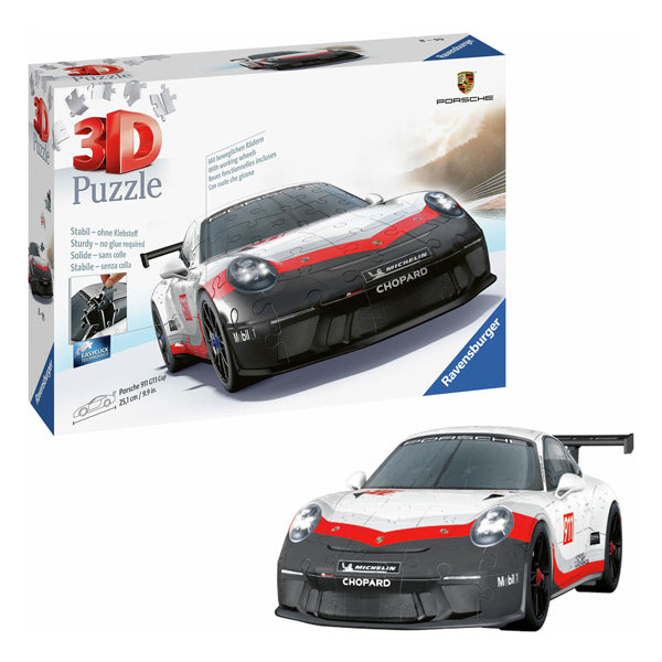 Ravensburger 3D Puzzle Porsche 911 GT3 Cup, 108 °.