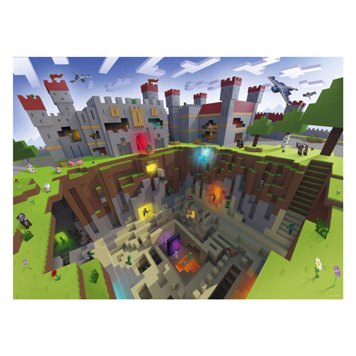 RAVENSBURGER puzzle puzzle xxl minecraft cutaway, 300st.
