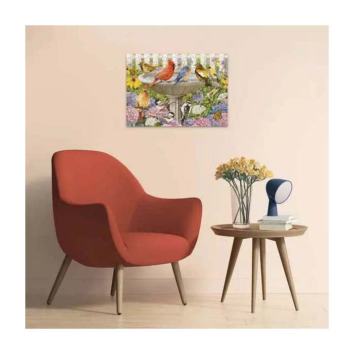 Ravensburger Jigsaw Puzzle en el baño de pájaros, 500.