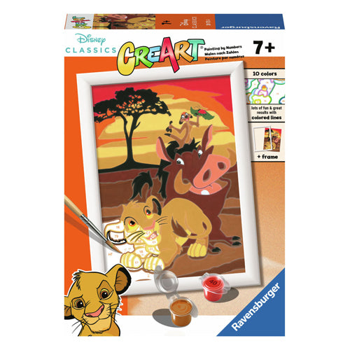 Ravensburger Creart Painting by Song the Lion King