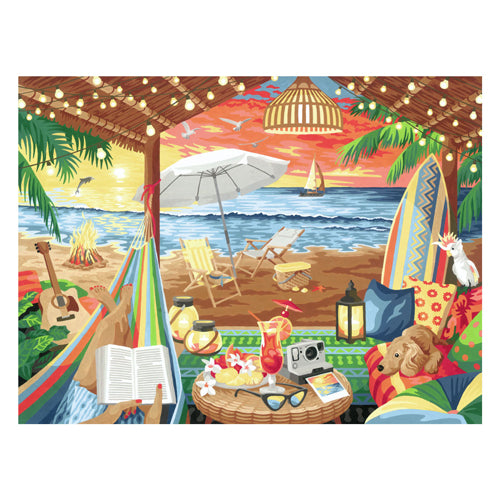 Ravensburger Creart Painting on Song Cozy Cabana