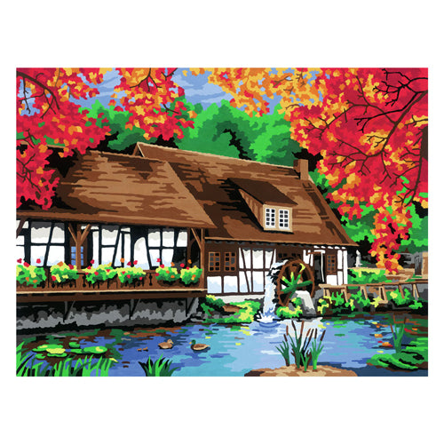 Ravensburger Creart Painting en Number Molen en Blautopf