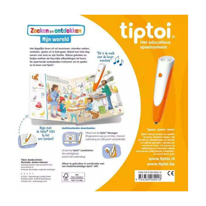 Ravensburger Tiptoi Book Search and Discover: My World
