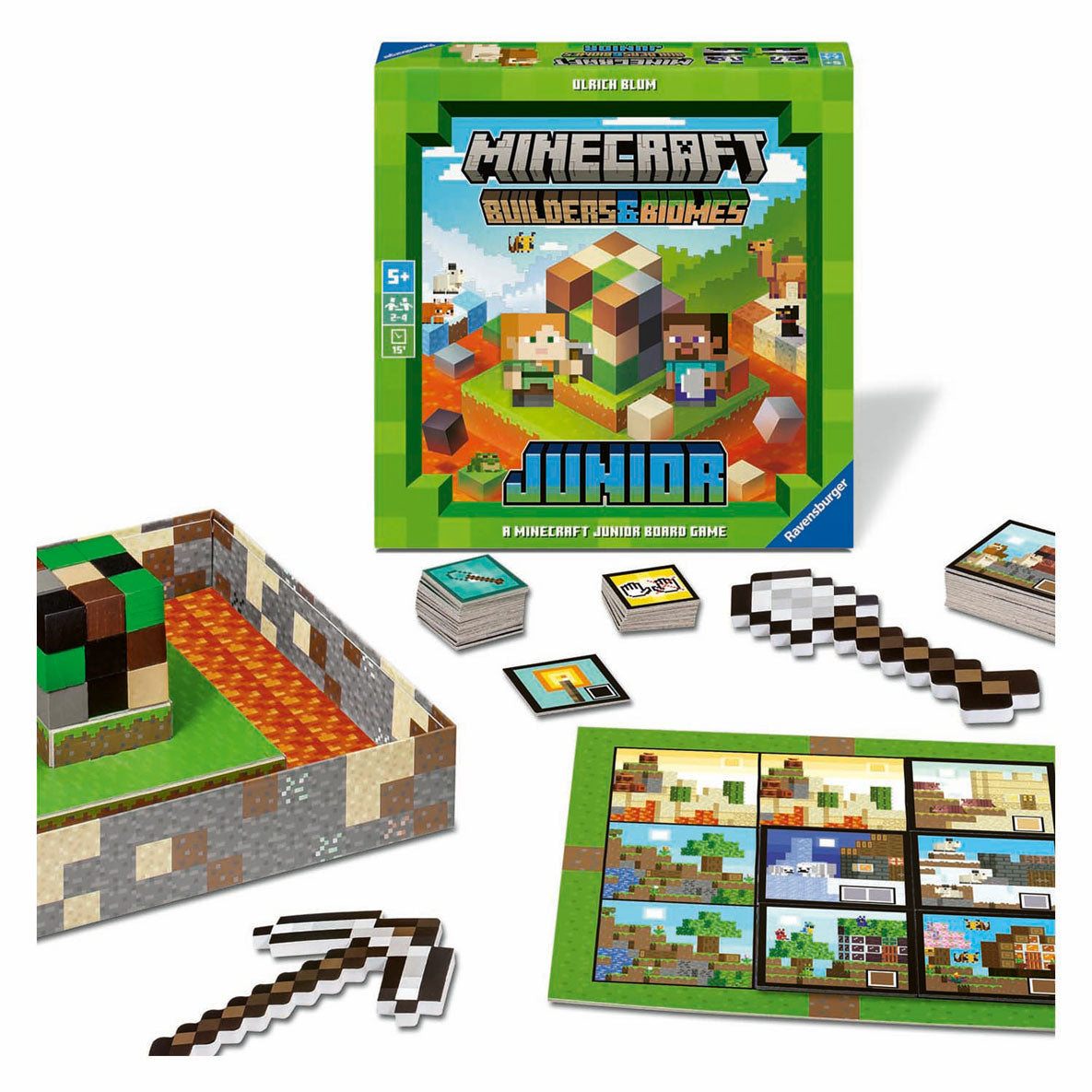 Ravensburger Minecraft Builder e Bimoes Kinderpelen Junior