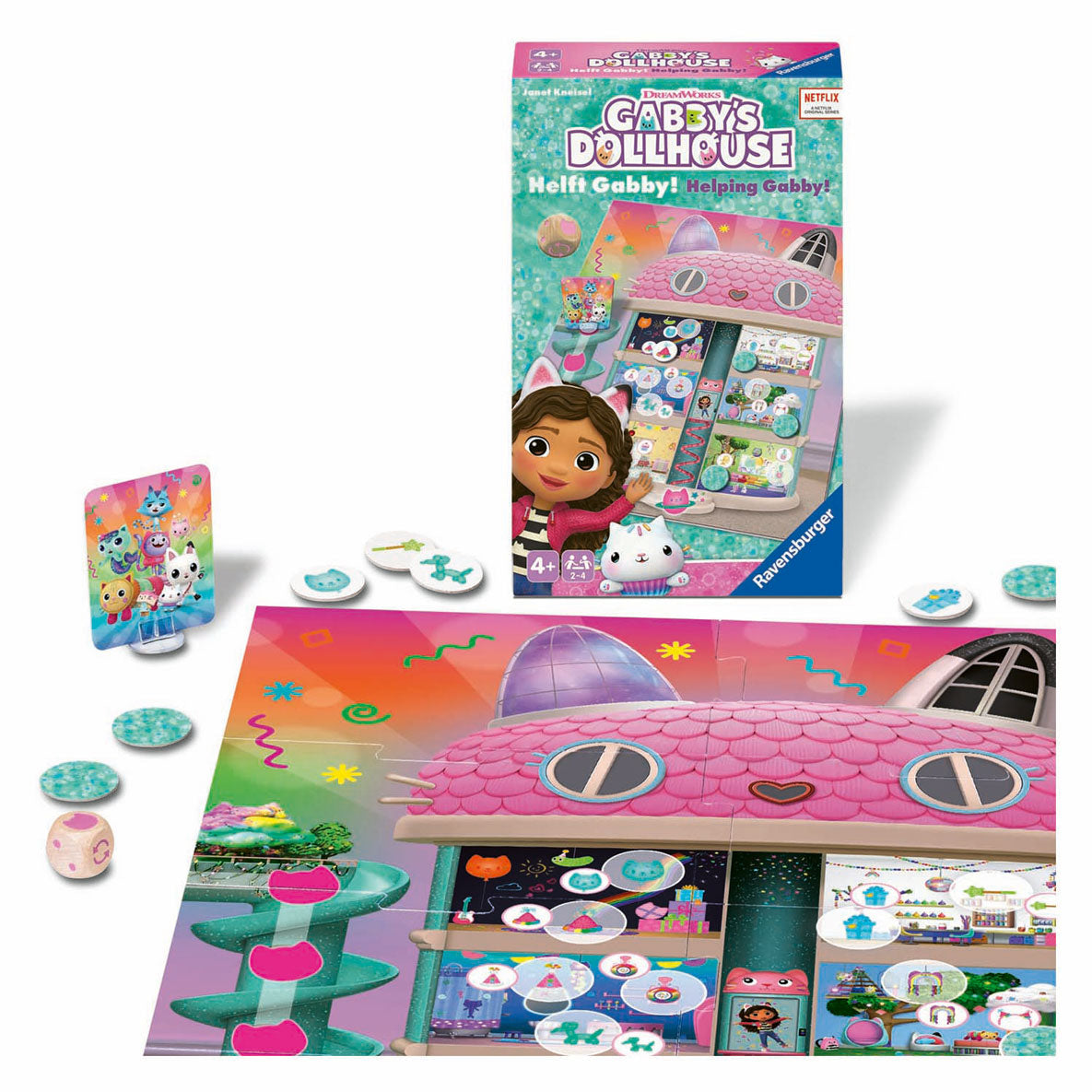 Juego de memoria de ayuda de Gabby de Ravensburger Gabby Gabby