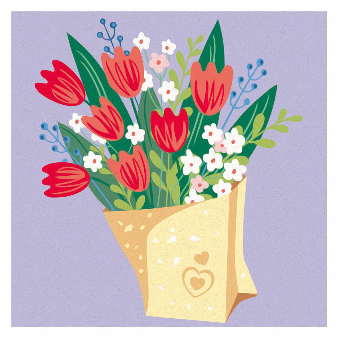 Ravvensburger Creart Painting by Number - Tulpen Bouquet
