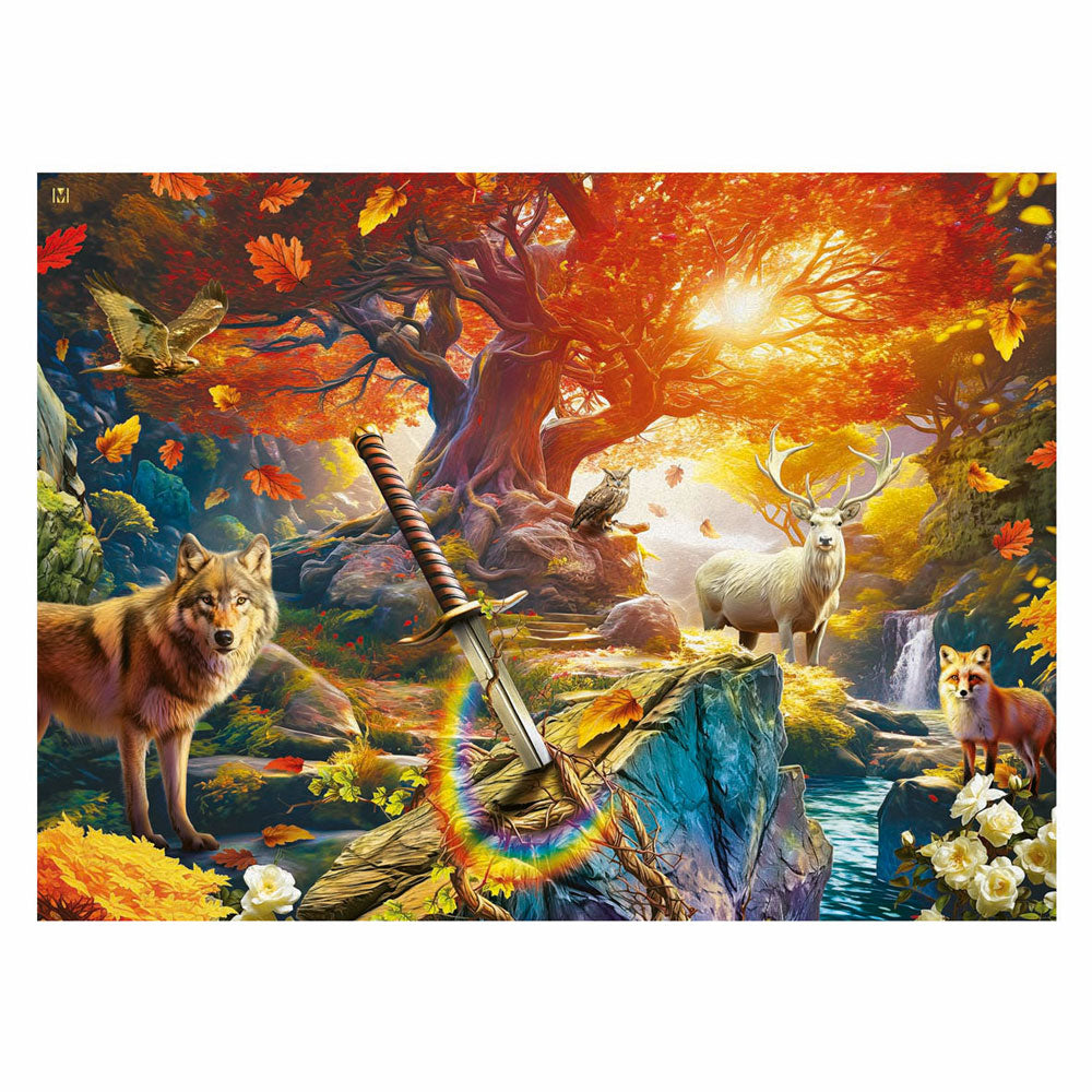 Ravensburger Jigsaw Puzzle el bosque de Excalibur, 500º.