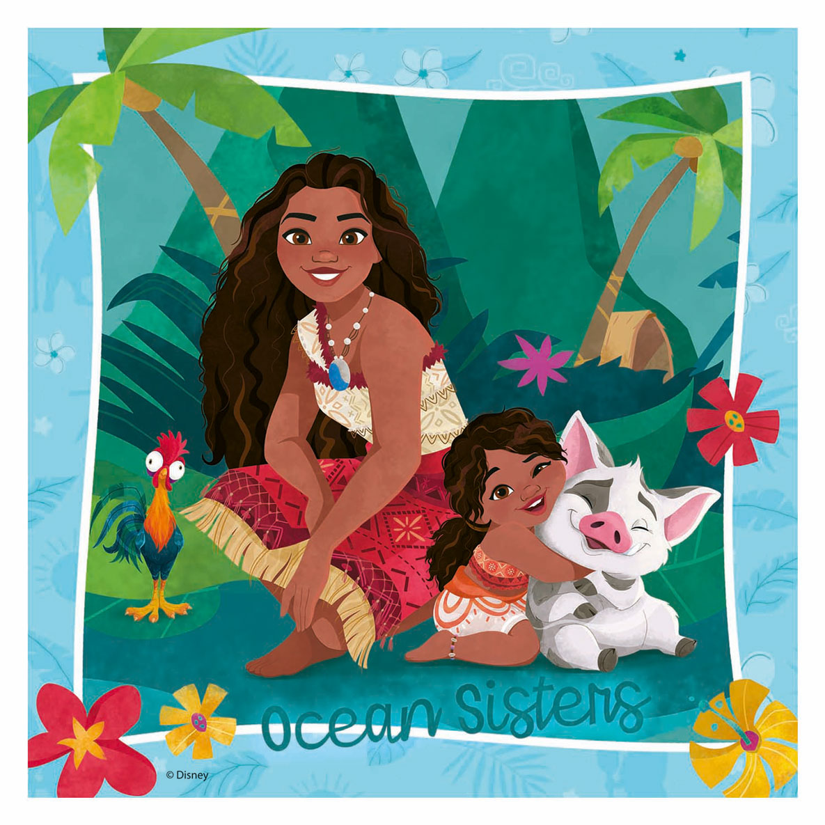 RAVENSBURGER JIGSAW puzzle Disney Vaiana 2, 3x49st.