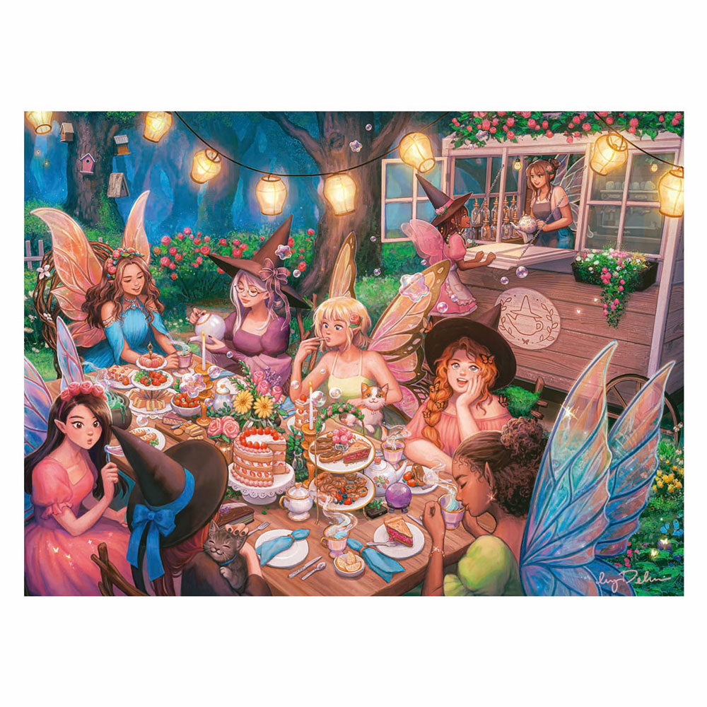 Ravensburger puzzle puzzle high tè con fedeen, 300st.