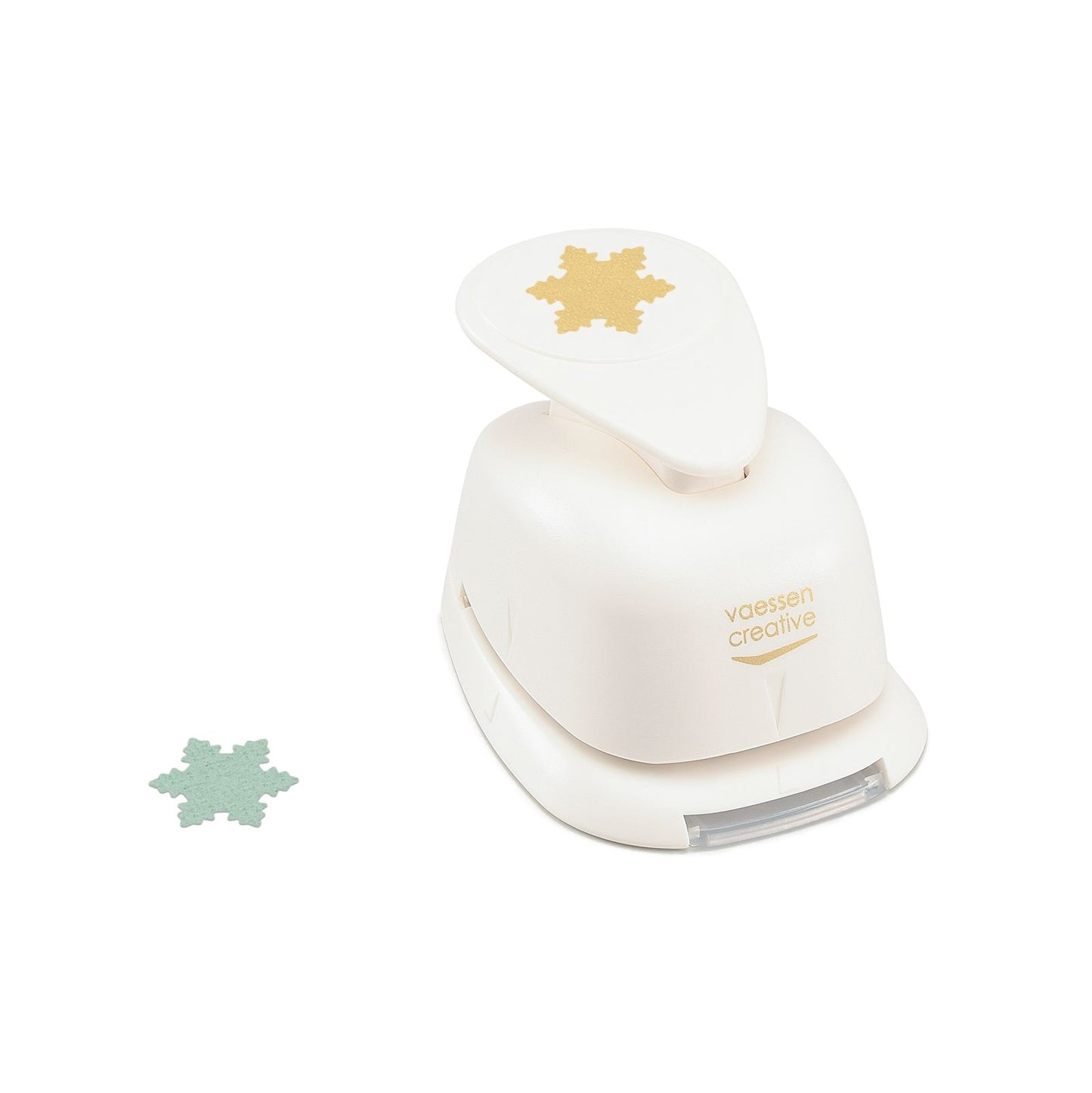 Vaessen creative • figura perforadora copo de nieve mediana ø2,5cm