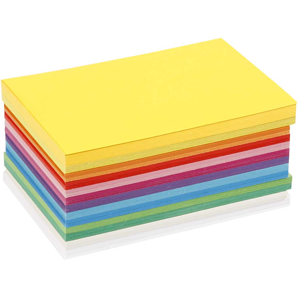 Cartoncino Colortime Spring, a6, foglio 105x148 mm, 180 gr, colori vari, 120 fogli vari 1 scatola
