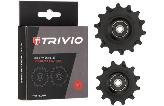 Trivio - ruedas de cambio 12 14t rodamientos inoxidables