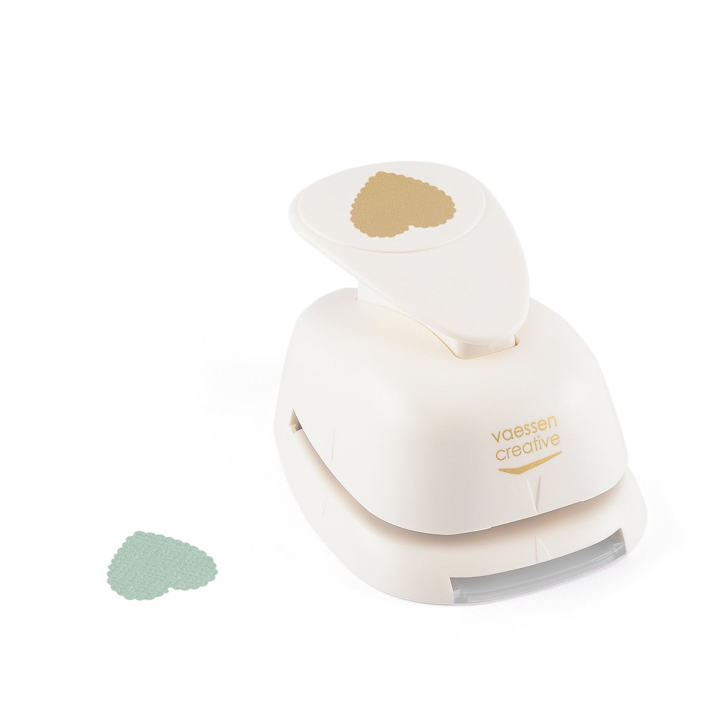 Vaessen creative • figura punch cuore smerlo maxi