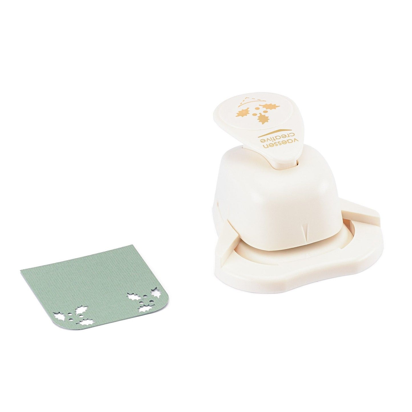 Vaessen creative • perforatore per angoli agrifoglio 2,3x2 cm