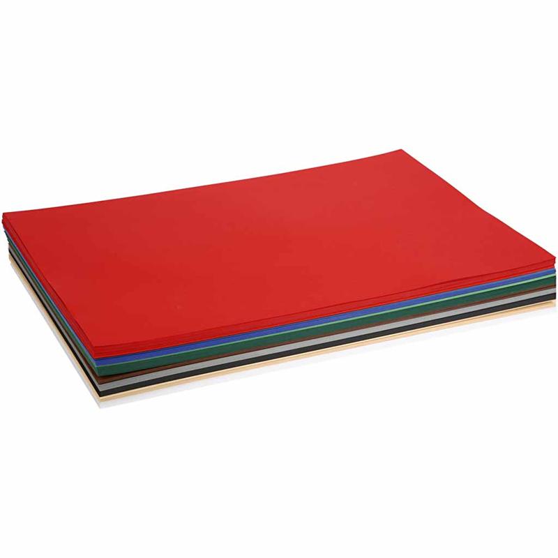 Cartoncino natalizio Colortime, A2, foglio 420x594 mm, 180 gr, vari colori, 300 fogli div 1 scatola