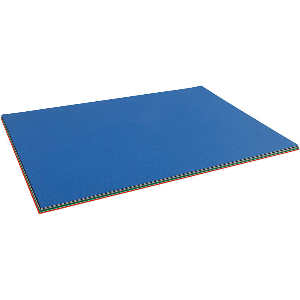 Cartoncino natalizio Colortime, A2, foglio 420x594 mm, 180 gr, vari colori, 20 fogli div 1 scatola