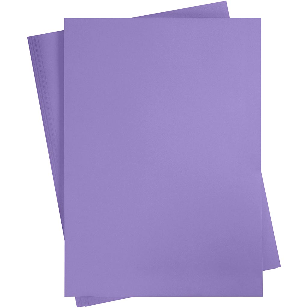 Creativ company cartulina de colores, a2, hoja 420x594 mm, 180 gr, violeta, 10 hojas 1 caja