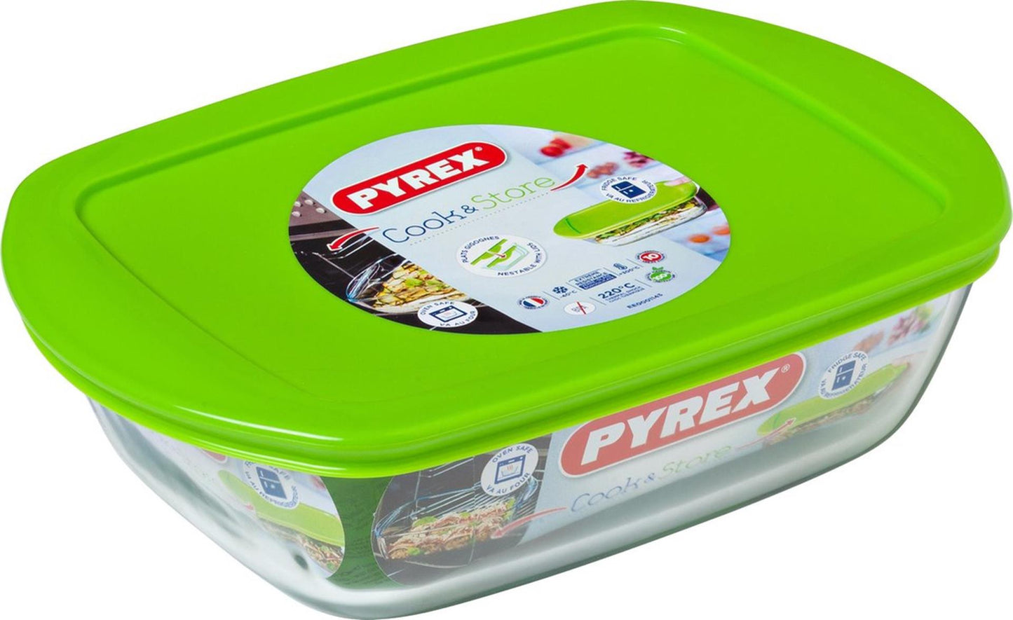 Pyrex Cook Store 1.2L Piatto con coperchio